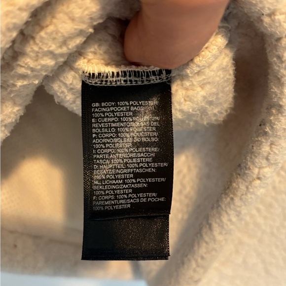 The North Face Cream Cowl Neck Fleece - Medium - Picture 5 of 5